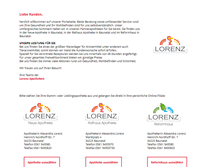Tablet Screenshot of lorenz-apotheke.eu